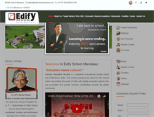 Tablet Screenshot of edifyschoolmandsaur.com